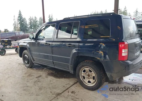 2016 Jeep Patriot Sport from USA, damaged, VIN 1C4NJPBA1GD807647